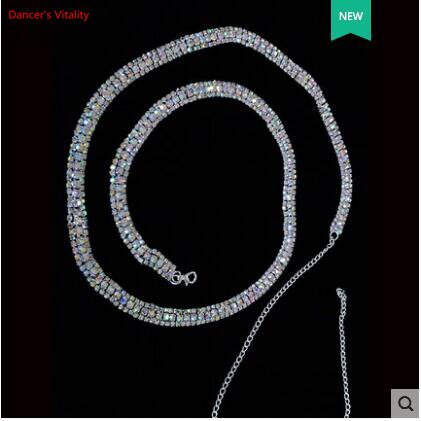 Vrouwen Modieuze Schoenen Voor Meisjes Riem Mode Kristal Taille Keten Keten Buikdans Dans Riem: Default Title