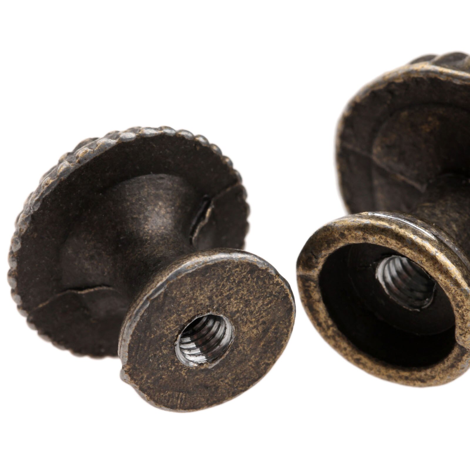 1x antikke bronzeskab skab trækker knapper retro funiture dekor skuffe kommode smykker trækasse håndtag knap
