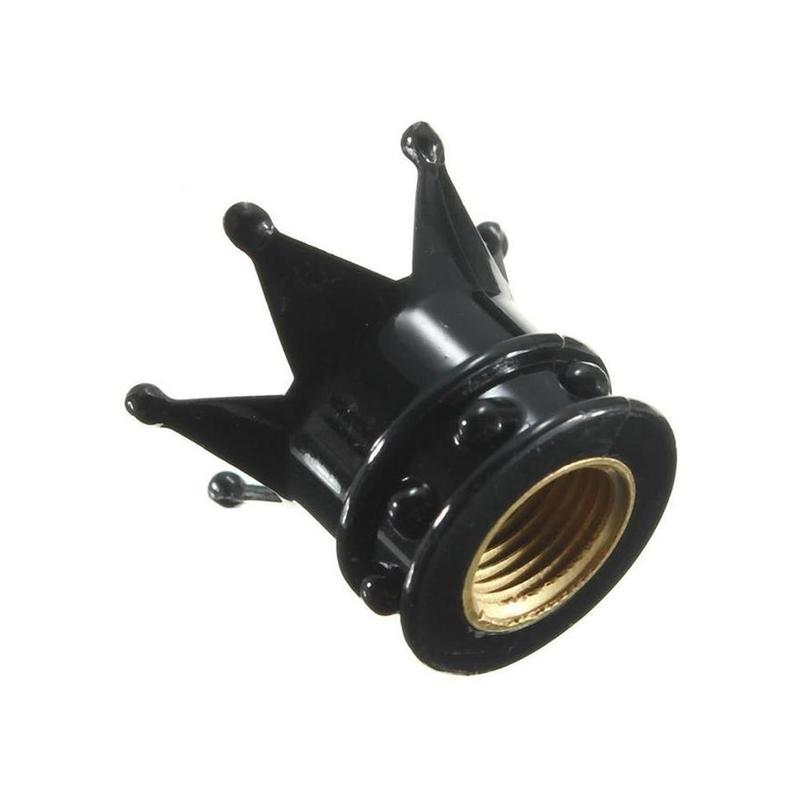 1 Pcs Universele Auto Motor Tire Valve Cap Stofdicht Gold Crown Standaard Tyre Wheel Stem Air Ventieldopjes Autoband accessoires