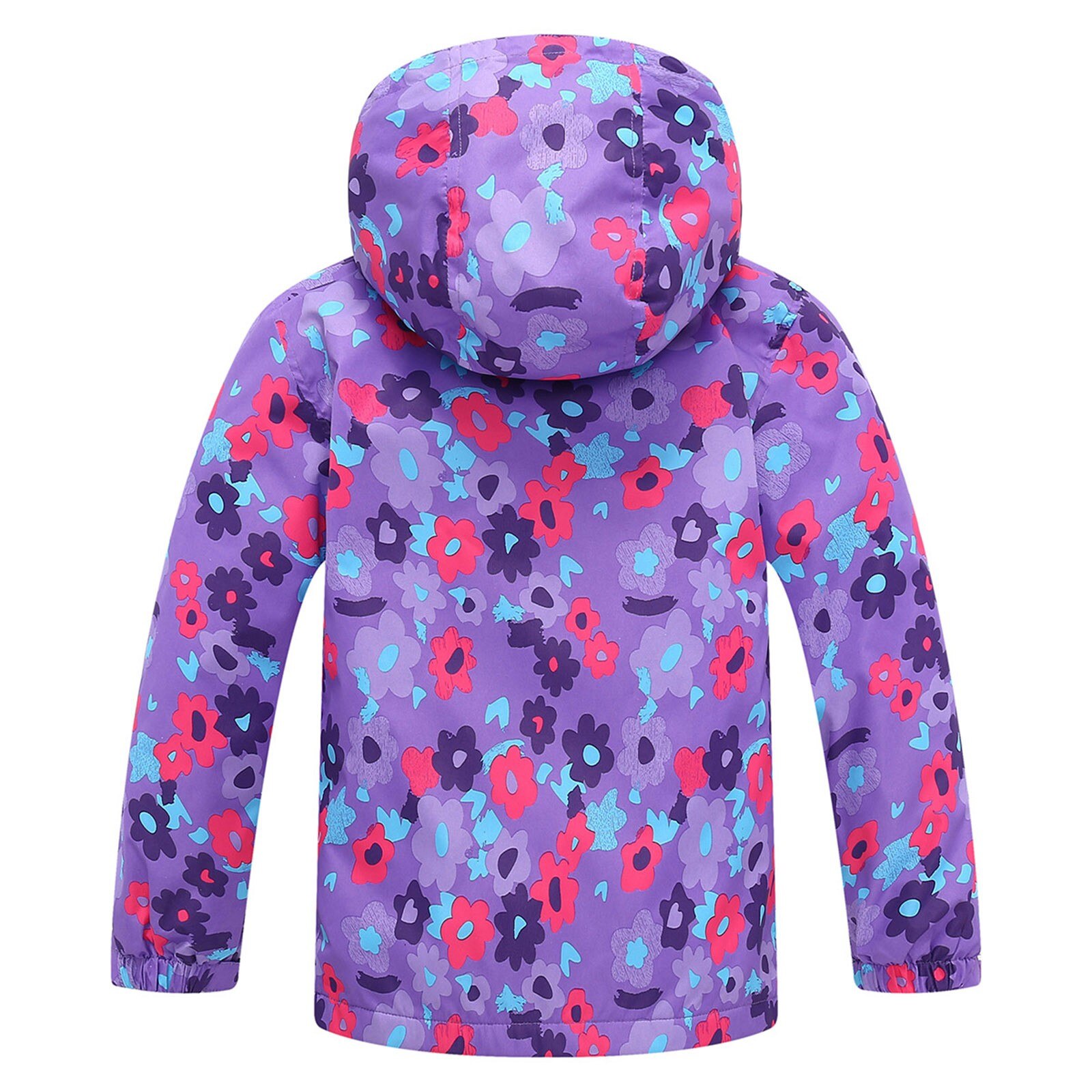 Abbigliamento per bambini giacche per ragazzi cerniera con cappuccio per bambini impermeabile cappotto con stampa floreale per bambini cappotto per neonato cappotto caldo per bambini