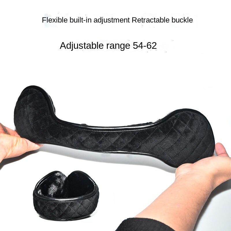 Mannen Winter Oorbeschermers Vrouwen Draagbare Bont Hoofdtelefoon Pluche Verdikte Achter Dragen Oor Warmer Riding Oor Cover Opvouwbare Oordopjes