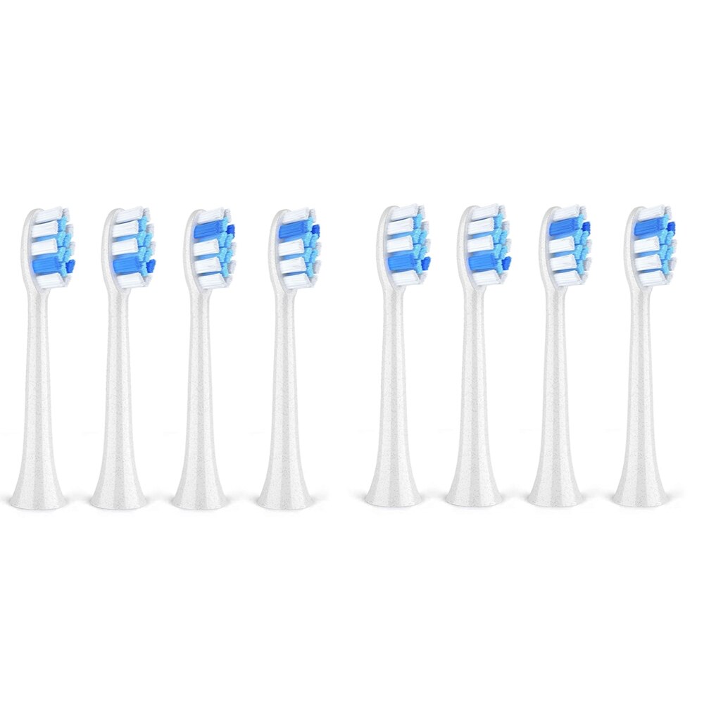 Fairywill P11 T9 Electric Toothbrush Heads 4pcs Replacement Heads: AE-PW12-2