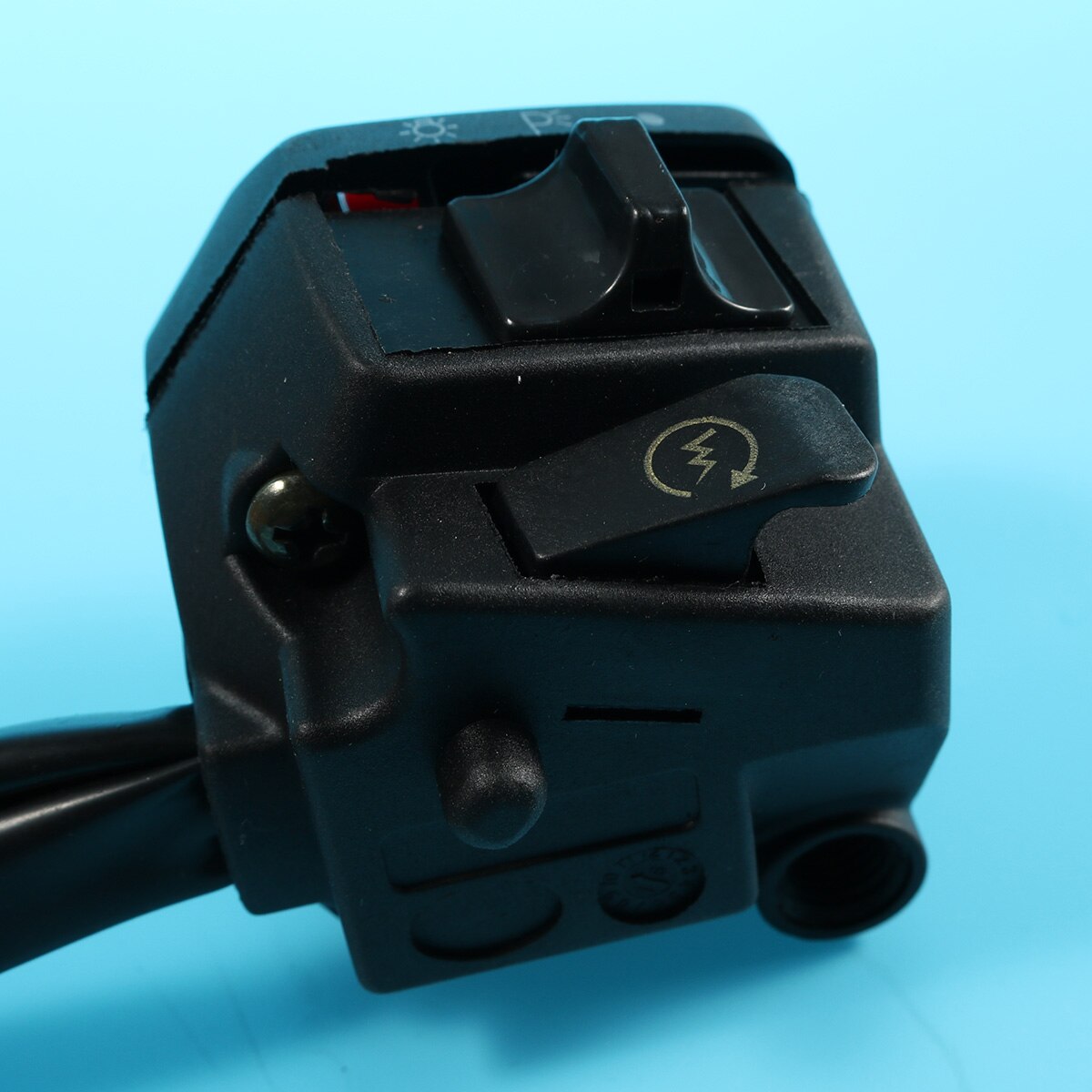 FXD125 Motorcycle Handlebar Control Switch Assembly Handle And Steering Switch Push Button Switch with Damper