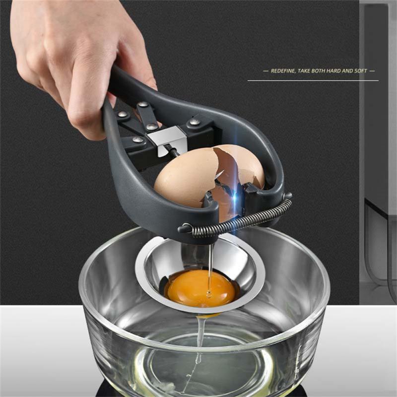 Handheld Eiwit Separator Multifunctionele Roestvrij Staal Ei Opener Schaar Eierschaal Cracker Topper Opener Keuken Fornuis