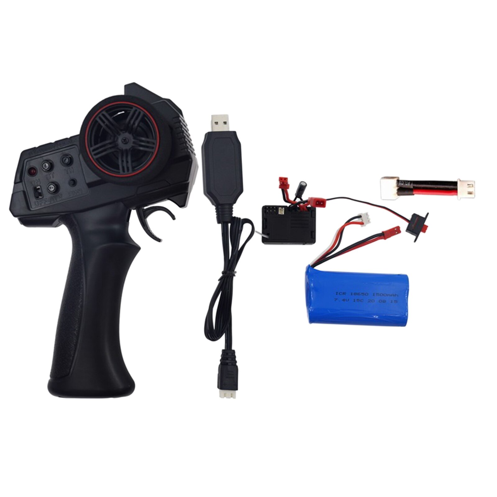 3CH RC Radio System Transmitter and Receiver for RC Car Boat Tanks