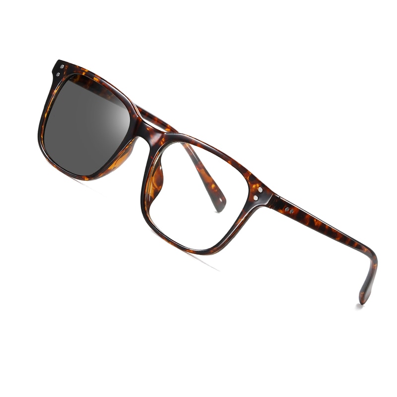 Lunettes de vue anti-lumière bleue aofly pour hommes et femmes, verres photochromiques, style vintage, carrées, pour jeux vidéo, pour ordinateur ,  uv400