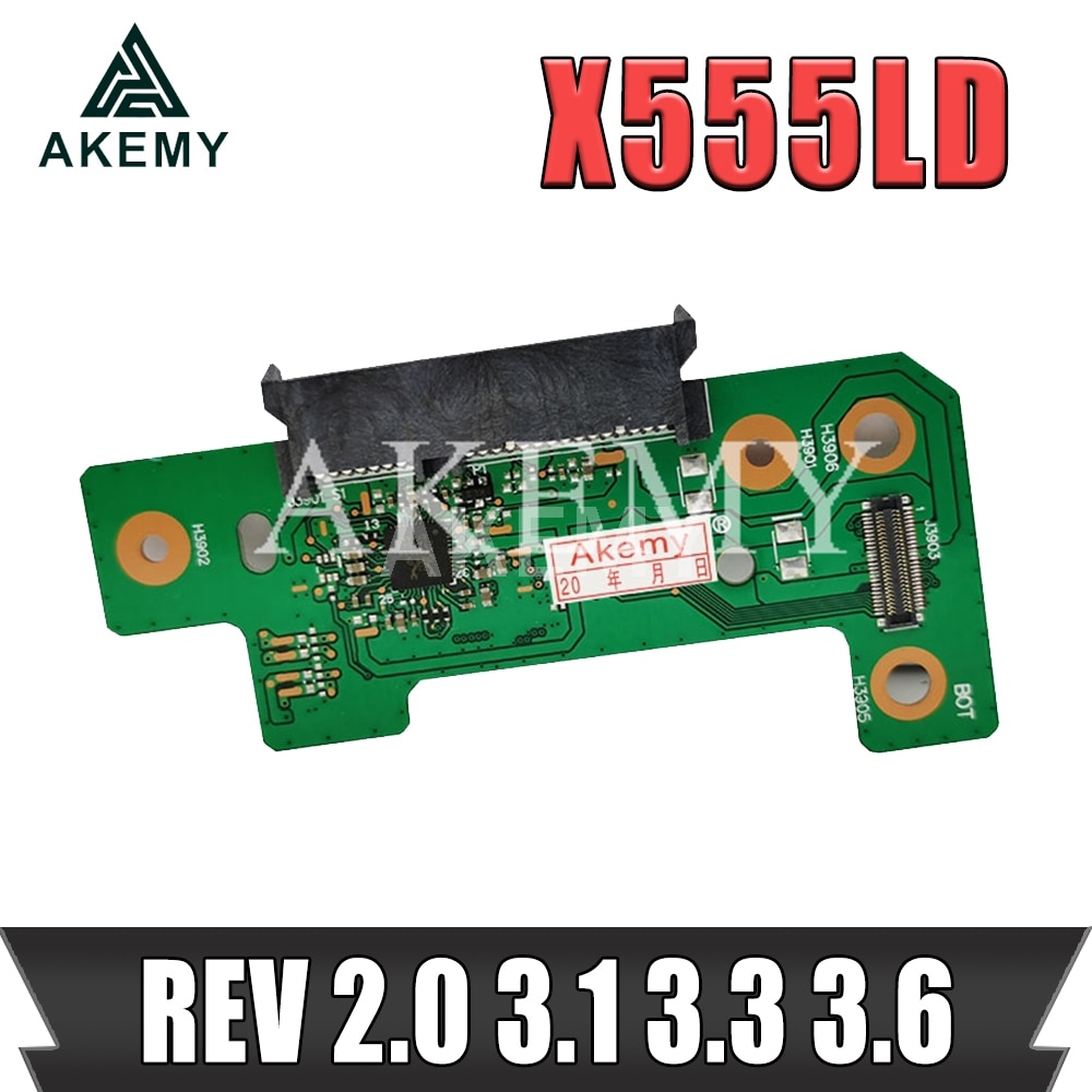 Nieuw! X555LD Rev 3.3 3.6 Hdd Board Voor For Asus X555L X555LD Laptop Hdd Harde Schijf Board Versie 100% Getest Snelle