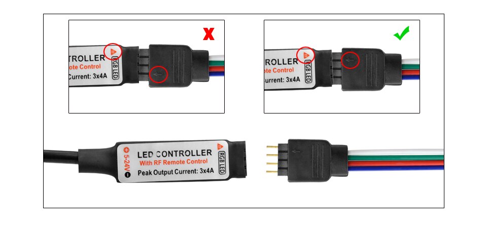 5v led strip rgb usb fjernbetjening ir  rf 5v usb led strip lys fjernbetjening trådløs controller 3 17 24 nøgle