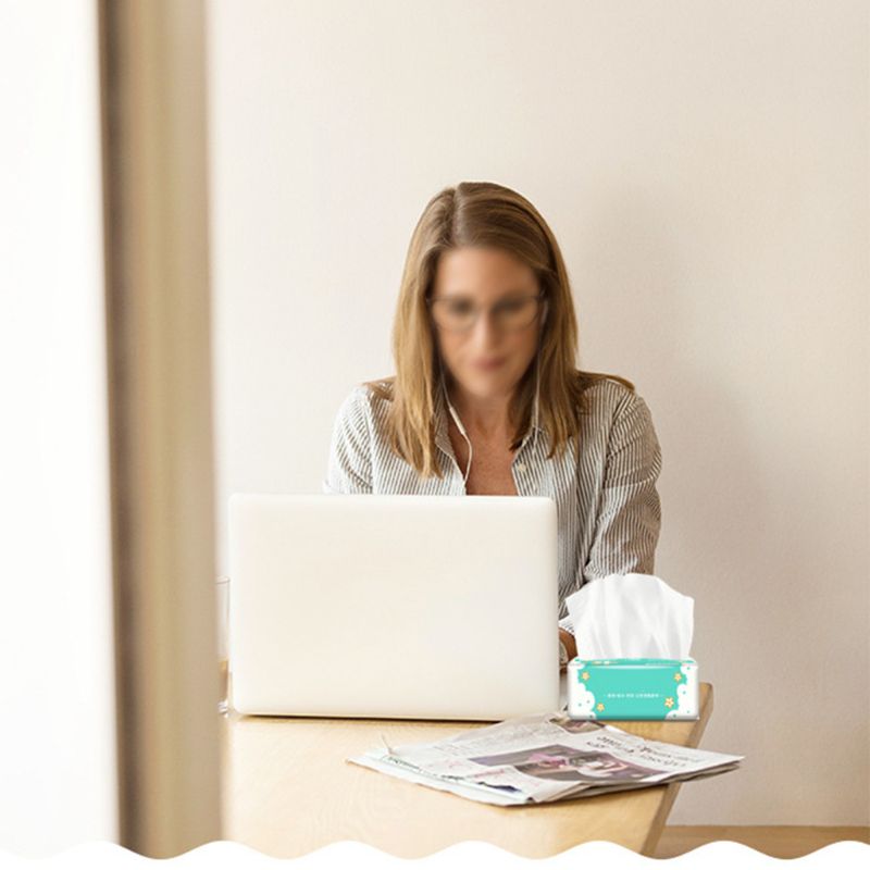 12PCS Silky Smooth Soft Premium 3-Ply Toilet Paper Kitchen Toilet Facial Tissues Soft Absorbent Tissues Paper Natural