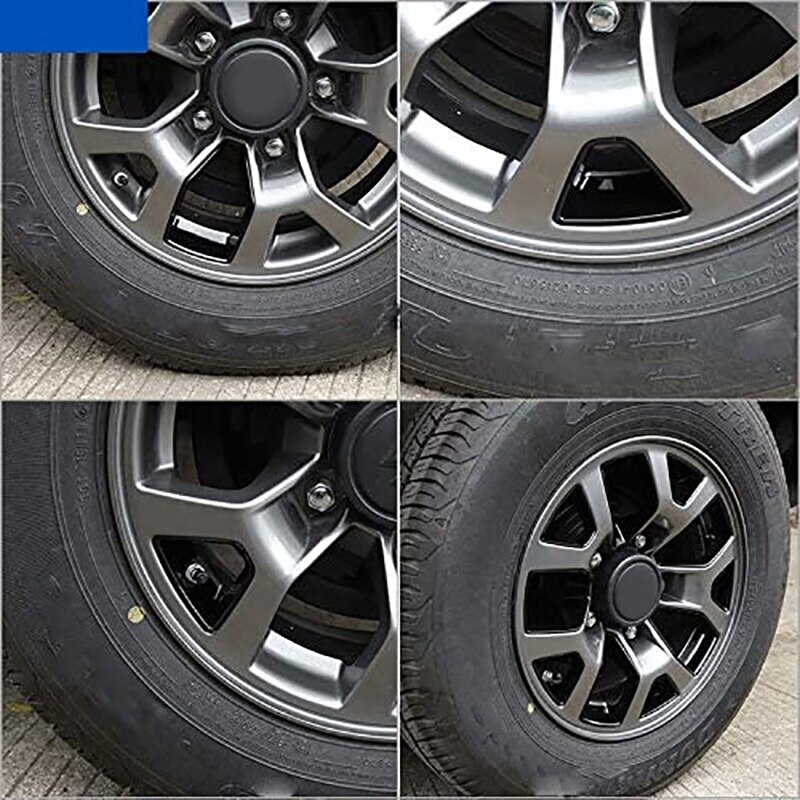 Cubierta de llanta de rueda para Suzuki Jimny, embellecedor de Marco deorativo, ABS, ,