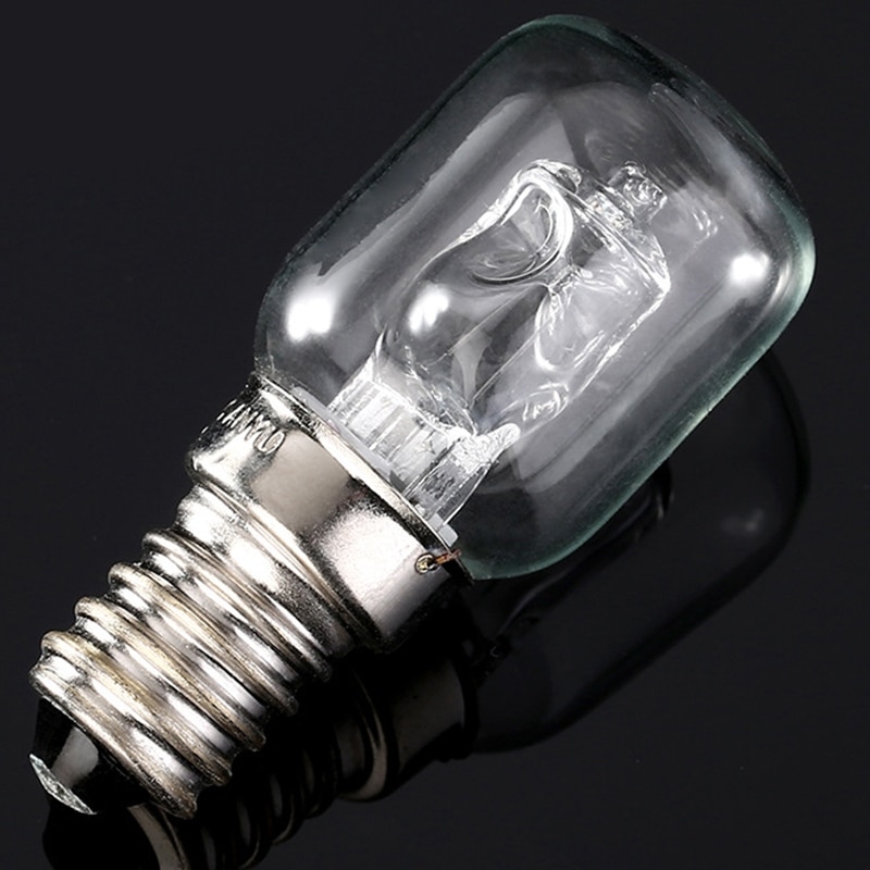 E14 High Temperature Bulb 500 Degrees 25W Halogen Bubble Oven Bulb E14 250V 25W Quartz Bulb