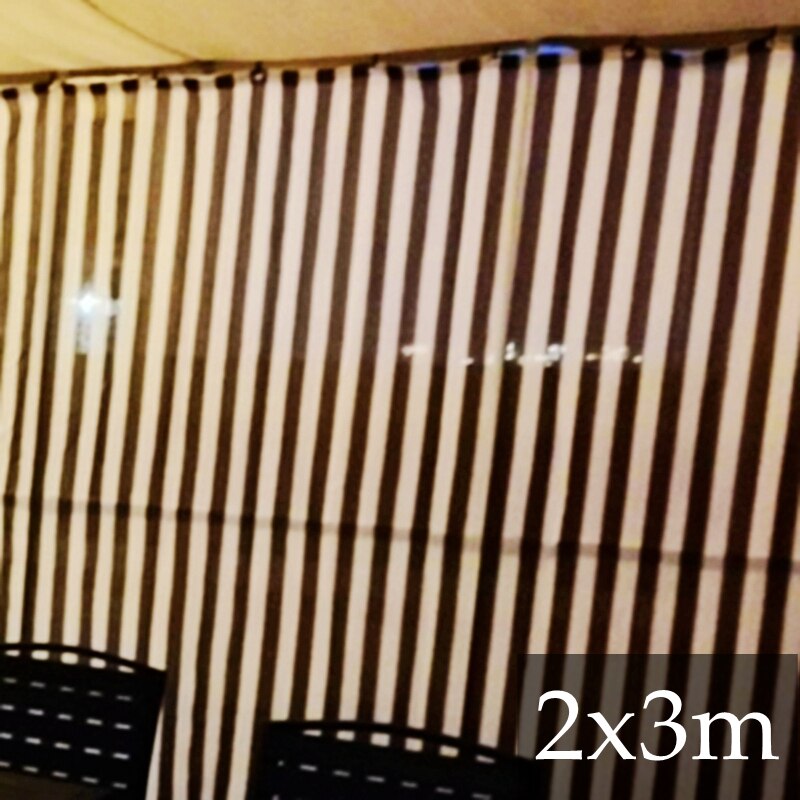 Gardin nät fönster markis gardin fönster markis ytterdörr fönster markis kapell suckulent växtskydd dekoration tillbehör: Kafferand 2 x 3m