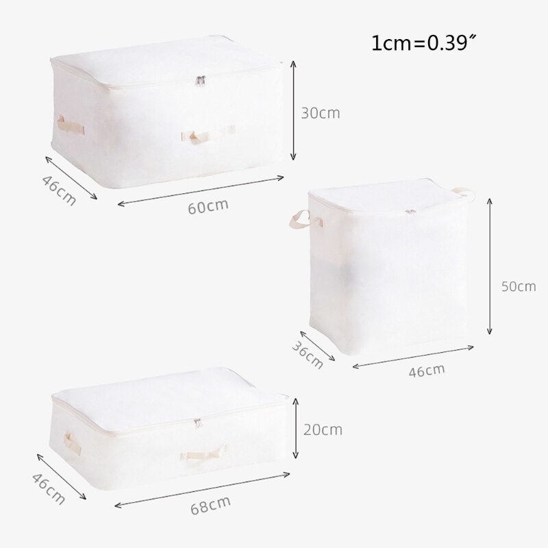 Oxford Kleidung Lagerung Kasten Bettwäsche Artikel Verpackung Tasche Kleidung Organizer dauerhaft Decke Kasten Reißverschluss Schmutzige Kleidung fallen