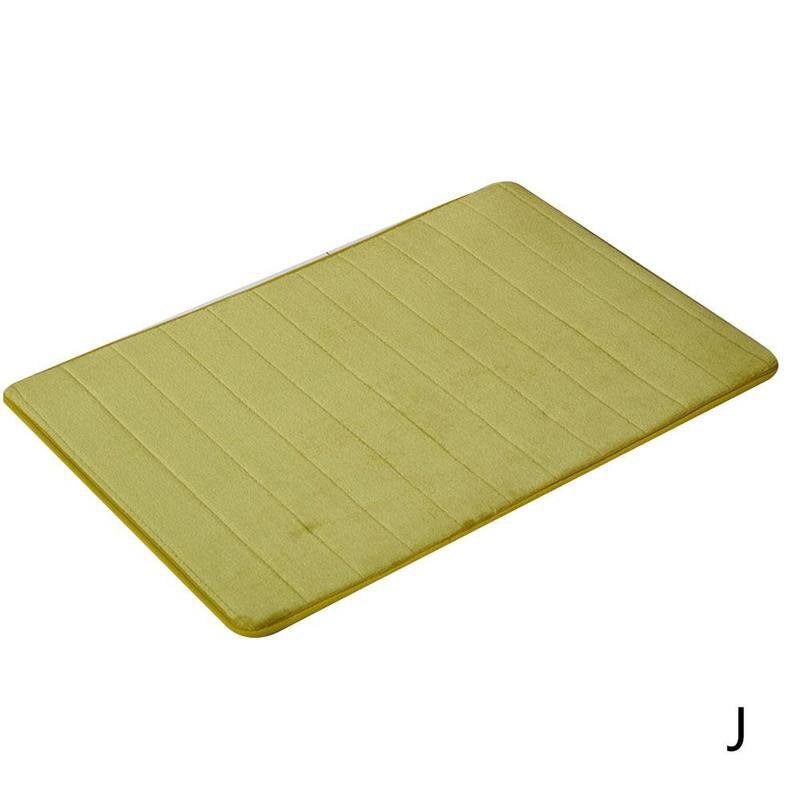 Tæppe vandabsorberende blød memory skummåtte tæpperum 40 x 60cm mat gulvtæppetilbehør skridsko ikke soveværelse bruser bad  t8 j 6: J