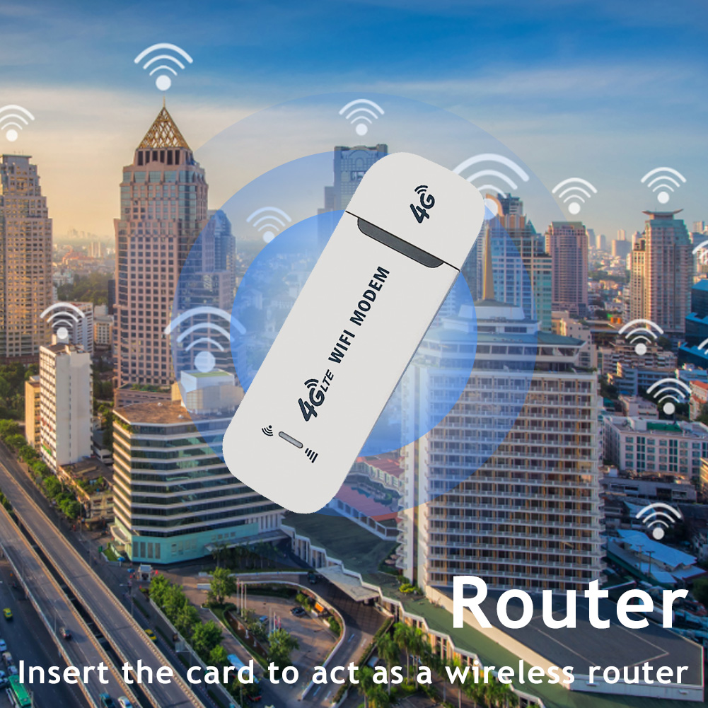 4G LTE WiFi Router Draagbare Draadloze USB Dongle 150Mbps Sim-kaart Hotspot USB Modem Pocket Mobiele Breedband voor Home Office PC