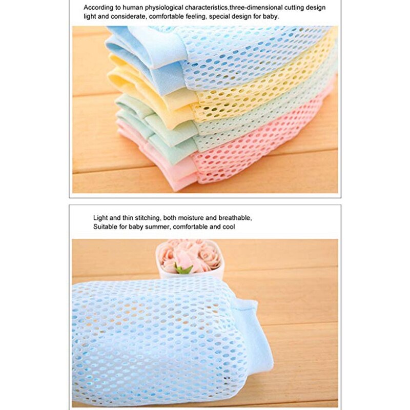 4 pares de rodilleras de gateo antideslizantes para bebé, múltiples cajas de cartón, Protector transpirable ajustable de verano