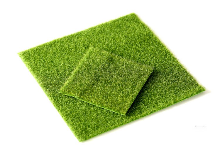 Mayitr-alfombra de paja artificial para césped verde, césped artificial, musgo para jardín familiar, decoración de hogar y boda, barato