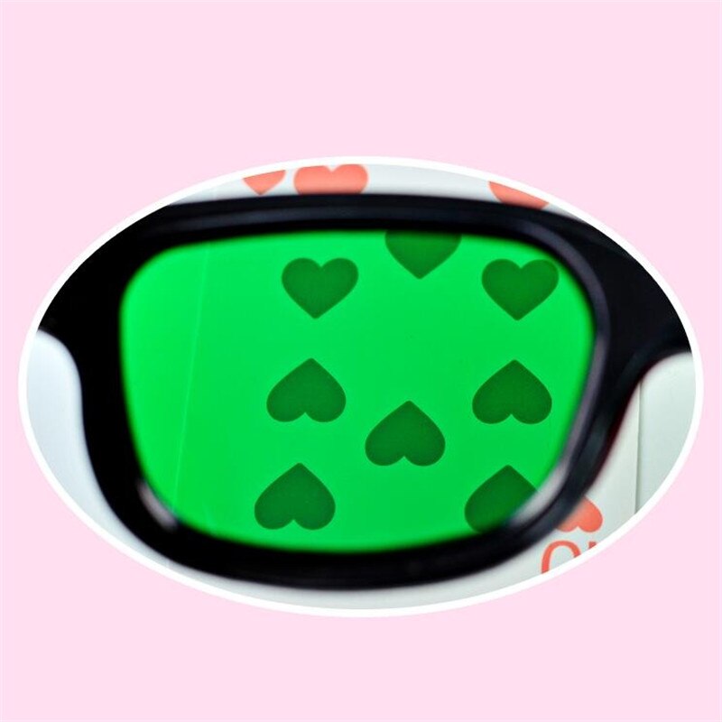 Lunettes correctrices rouge vert Poker | Formation de réadaptation pour enfants, couleur de la cécité de Poker, anisometropic amblyopia str, strabismic