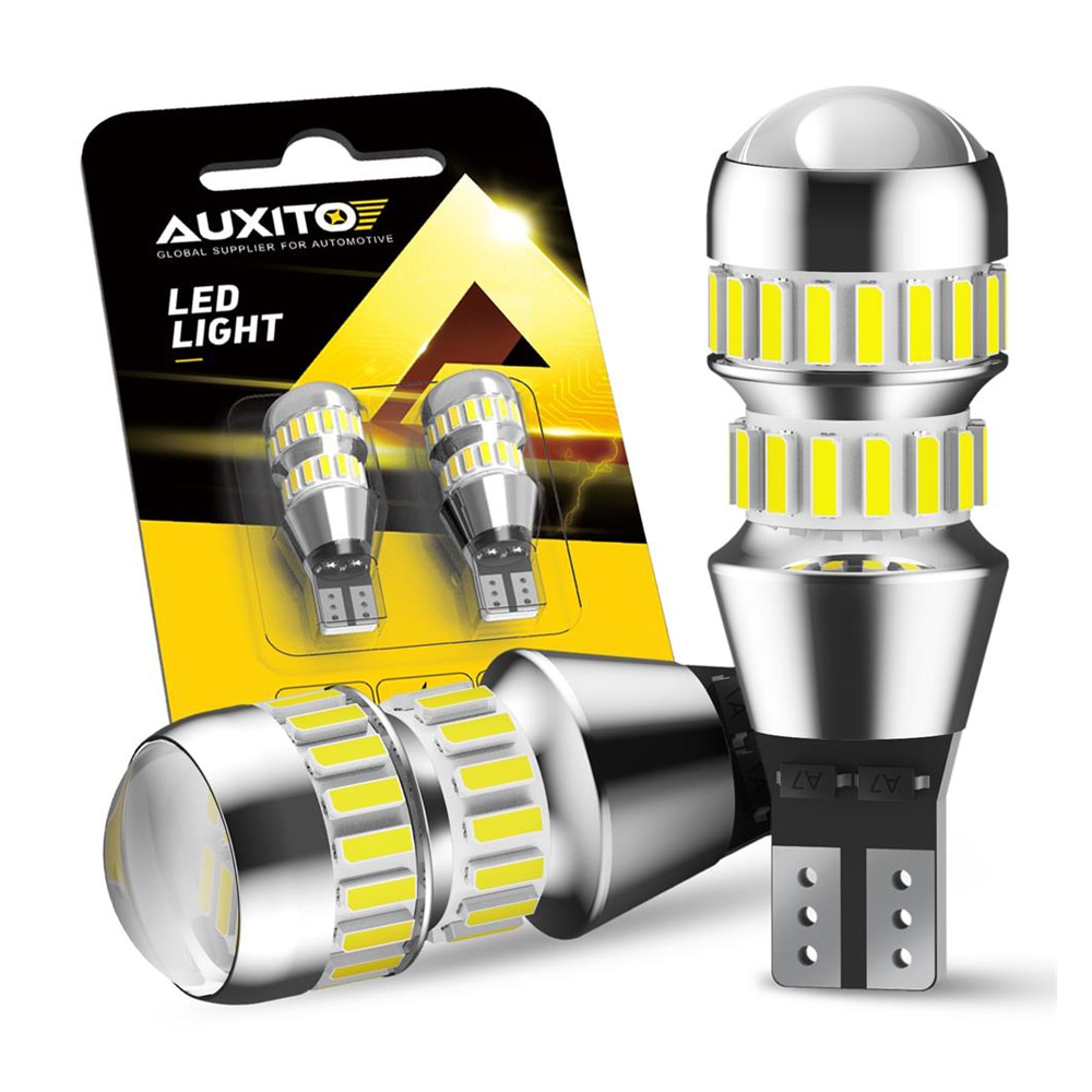 Auxito 2Pcs 2000LM T15 Led Lamp Licht W16W Led Canbus Geen Fout 4014 42-SMD 912 921 Lamp Auto Backup reverse Light Auto Lamp 6000K