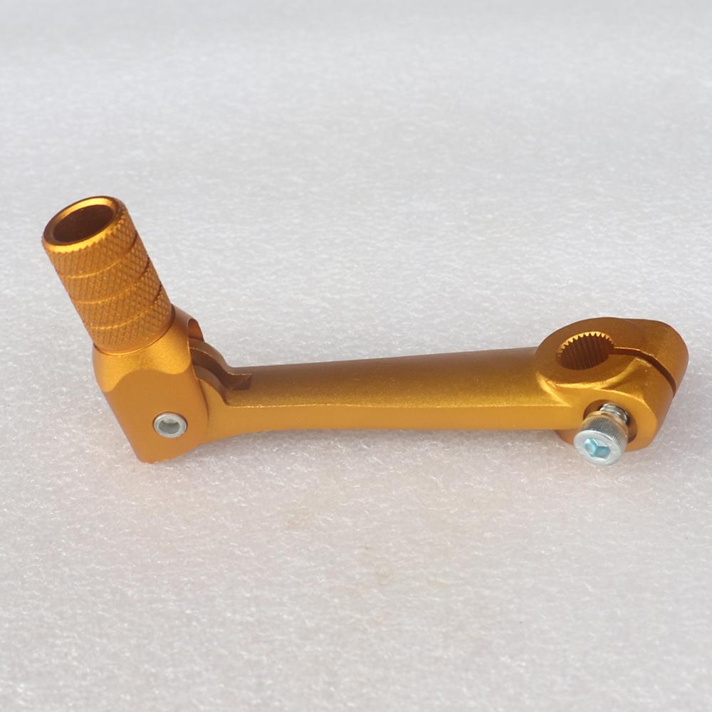 Folding CNC Aluminum Gear Shift Lever Gear Shift Lever For Kayo T2 T4 T4L ATV Dirt Bike Pit Bikes Gear Lever Motorcycle: gold