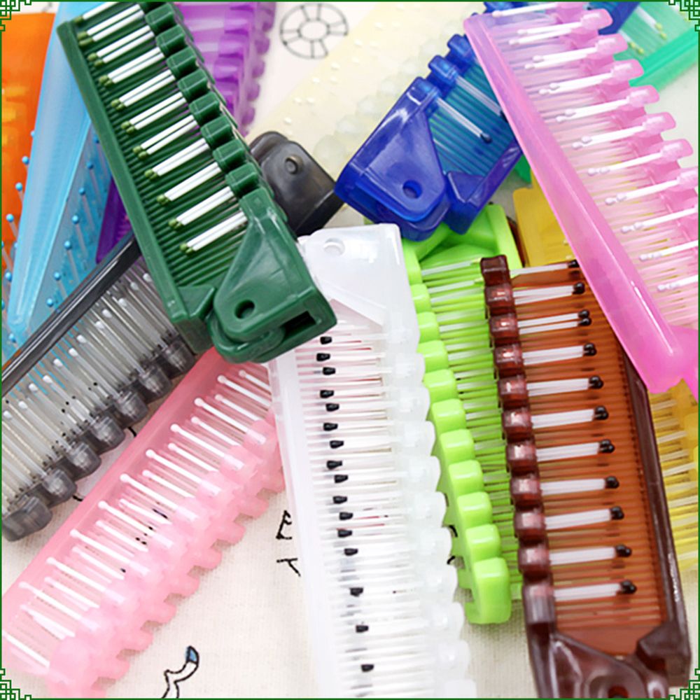 1 Pcs Disposable Travel Hair Comb Brush Foldable Massage Anti-Static Portable Folding Hair Comb Hairdressing Styling Tool