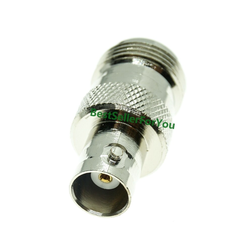 N type hann-hunn-til-bnc-hann-hunplugg rf koaksialadapter-kontaktadaptersett: 1 stk bnc n-kk