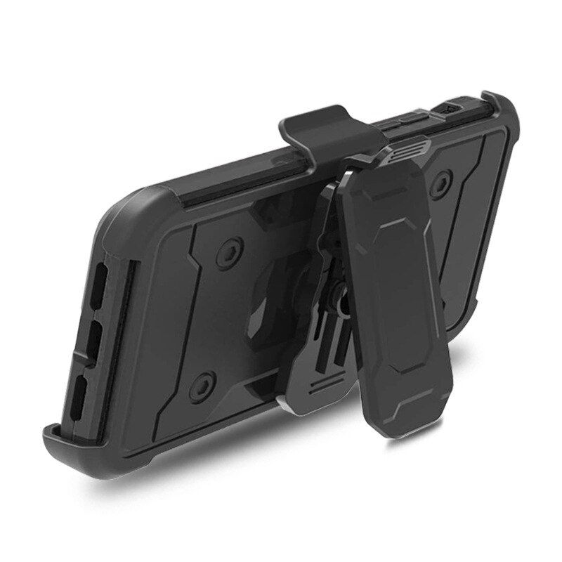 Heavy Duty Hybrid Durable Armor Case Shockproof Holster Waist Belt Clip Kickstand For iPhone X XS MAX XR 6 7 8 Plus Back Cover