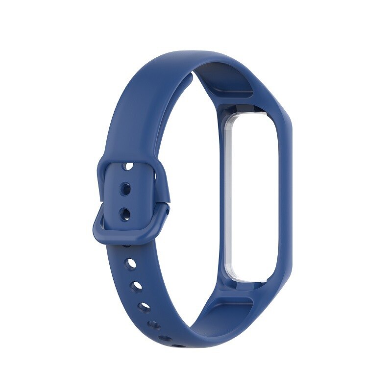 Essidi Soft Silicone Bands For Samsung Galaxy Watch Fit e R375 Smart Bracelet Wrist Band Strap For Samsung Galaxy Fit e Correa: Blue