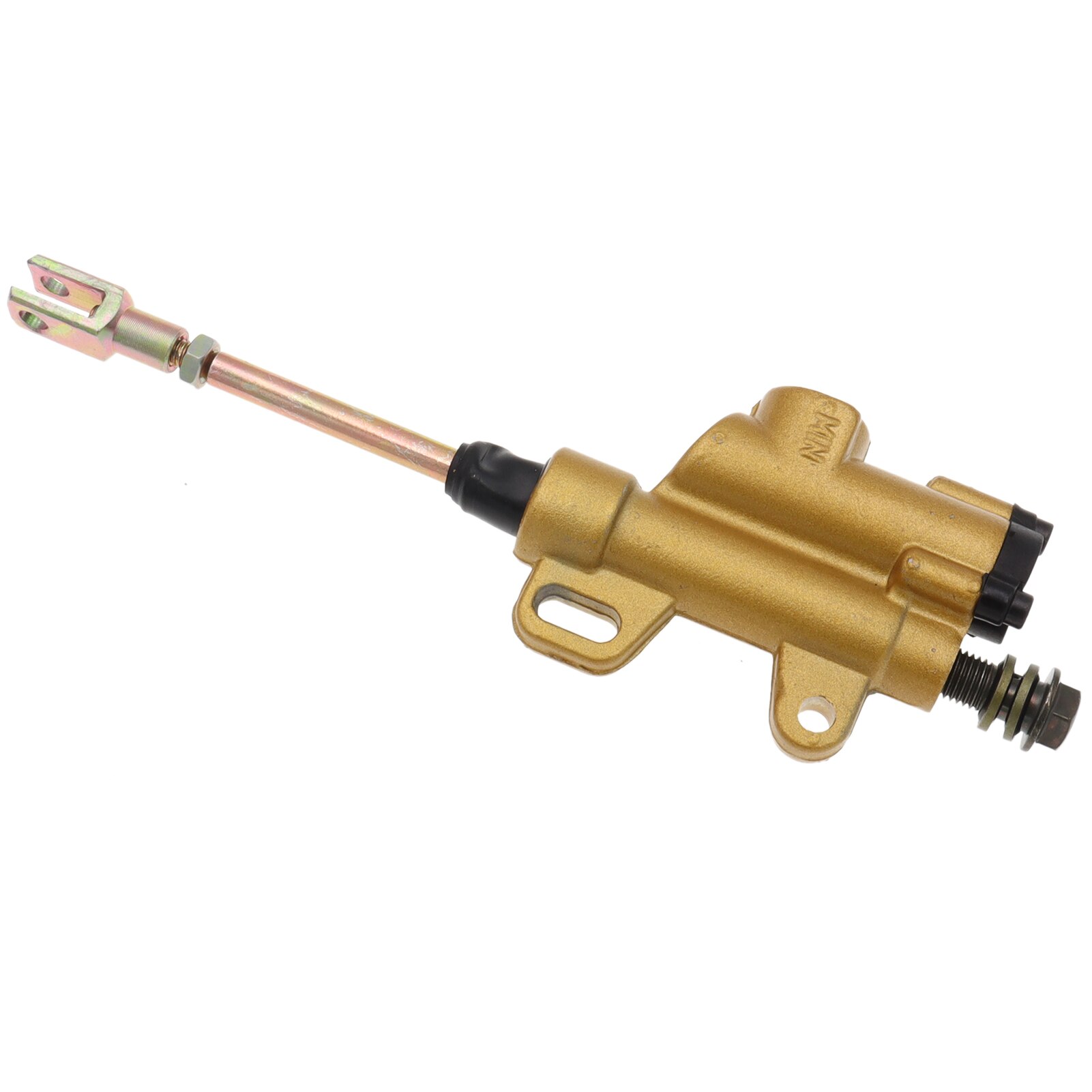 Universal M8/M10 Foot Rear Master Cylinder Hydraulic Brake Pump for Motorcycle Motorbieke: M10 Gold