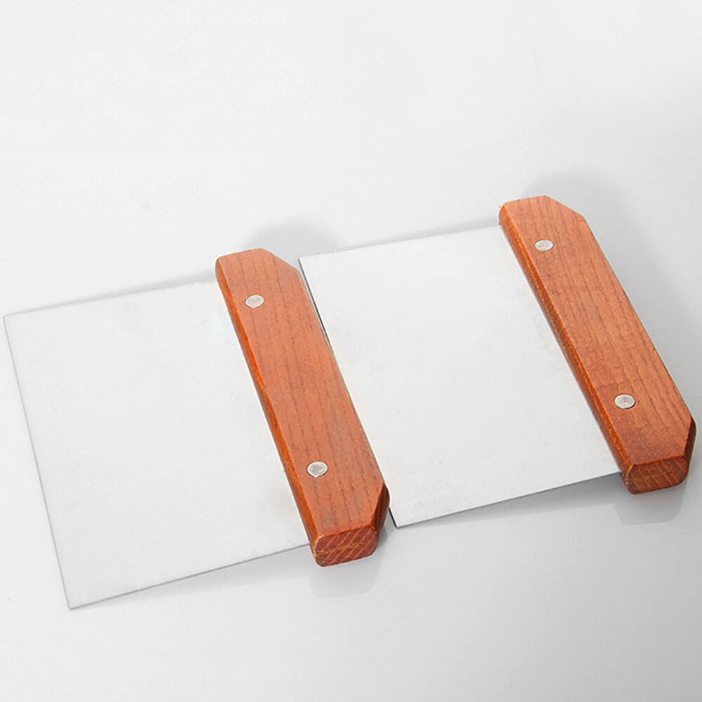 Chopper-plancha de Metal de acero inoxidable, utensilios para hornear pan y Pizza, 1 Uds.