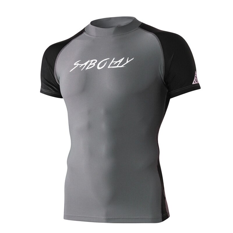 Outdoor summer Men's surf suit Sports Short sleeve Breathable quick-drying UV protection Outdoor sports swimming surf equipment