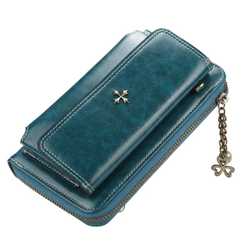 Mini bolso bandolera de para mujer, Bolso tipo cartera con decoración de flores cruzadas, cartera tipo clutch para mujer