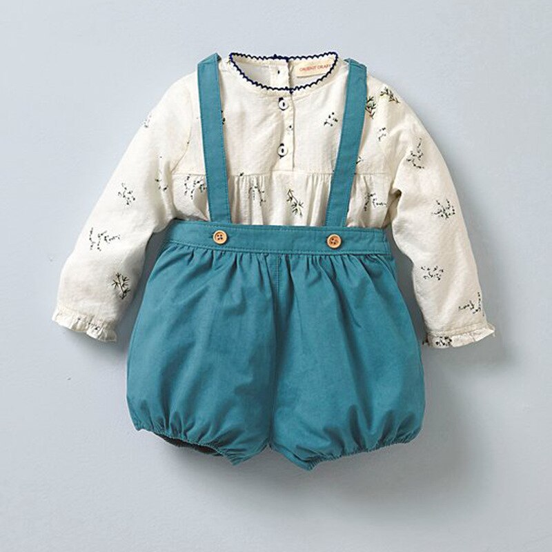 Baby Girls Boys Overalls Short Rompers Cute Summer Green Color Suspender Infant Clothes for 6-24 Months Kids