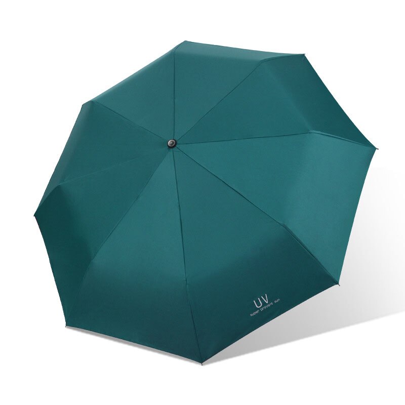 Mode Drie-Opvouwbare Paraplu Regen Dames Heren Mini Pocket Parasols Meisjes Uv Bescherming Waterdichte Draagbare Reizen Umbre