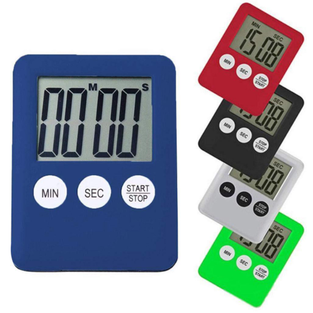 Ultra-Dunne Digitale Kookwekker Met Magnetische Achter Lcd Display Kan Minute Countdown Herinnering Accessorie