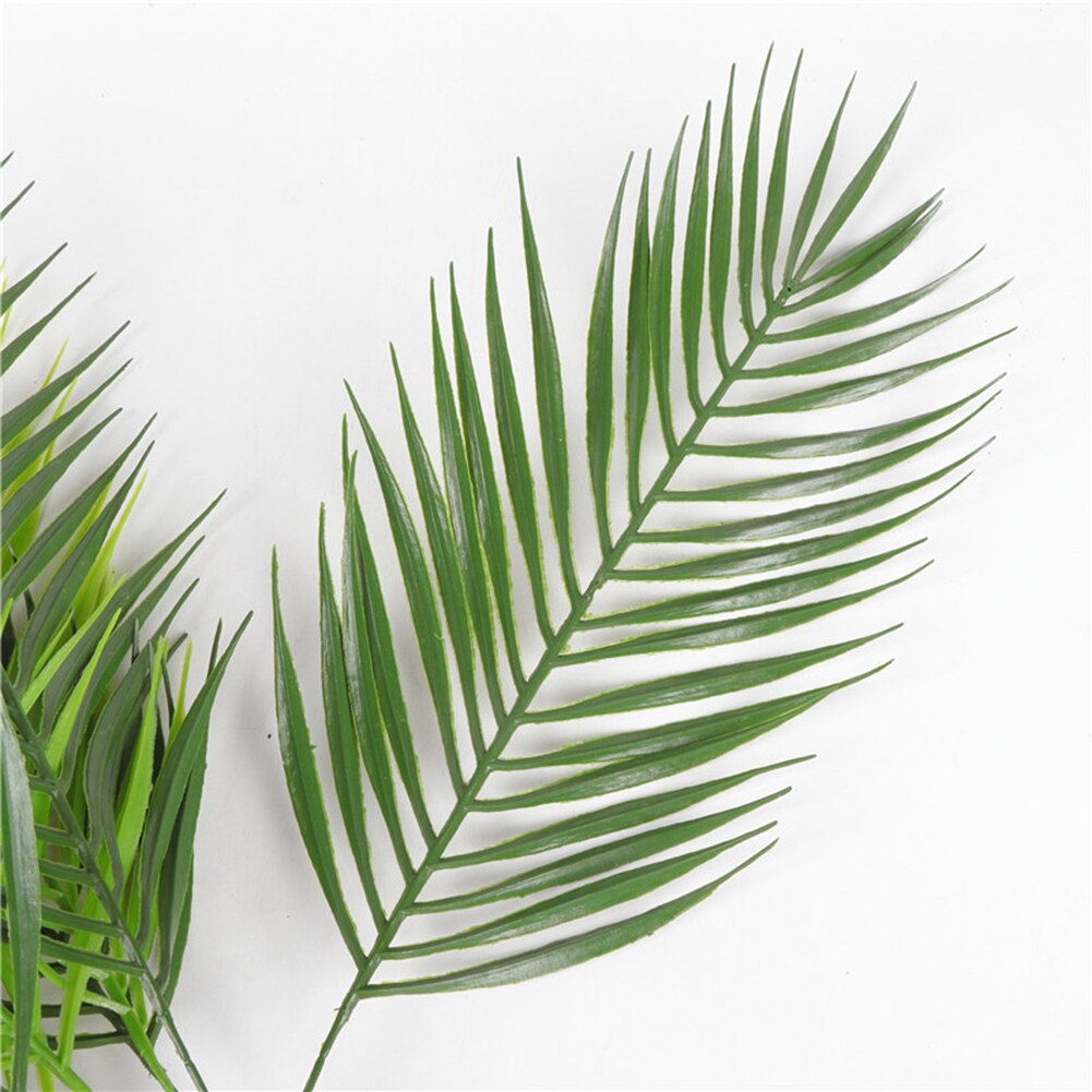 Artificial Palm tree branches wild faux foliage palm leaves plants for home living room wedding decoration jungle party decor