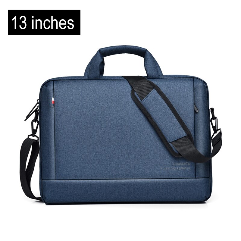 Unisex Oxford Aktentasche Laptop Taschen Business Büro Handtaschen Dokumente Lagerung Tasche Einfarbig Wasserdichte Reisetaschen XA755ZC: 13.3inch Blue