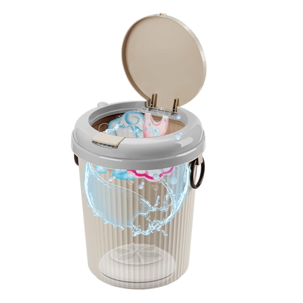 Portable Mini Clothes Laundry Washing Machine Home Travel Self-Driving Tour Mini Washing Machine Rotating Turbines Washer