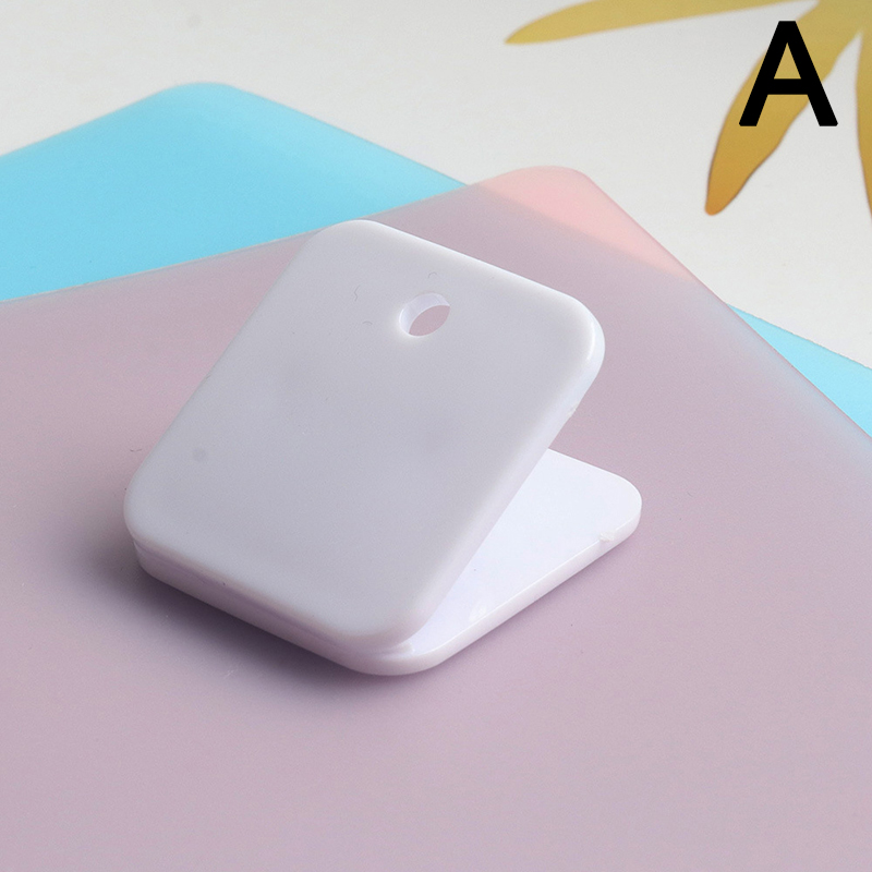 Multicolor Acrylic Clamp Paper Clips Ticket Holder Paper Documents Organizer Student School Office Supplies Bookmark Binder Clip: A