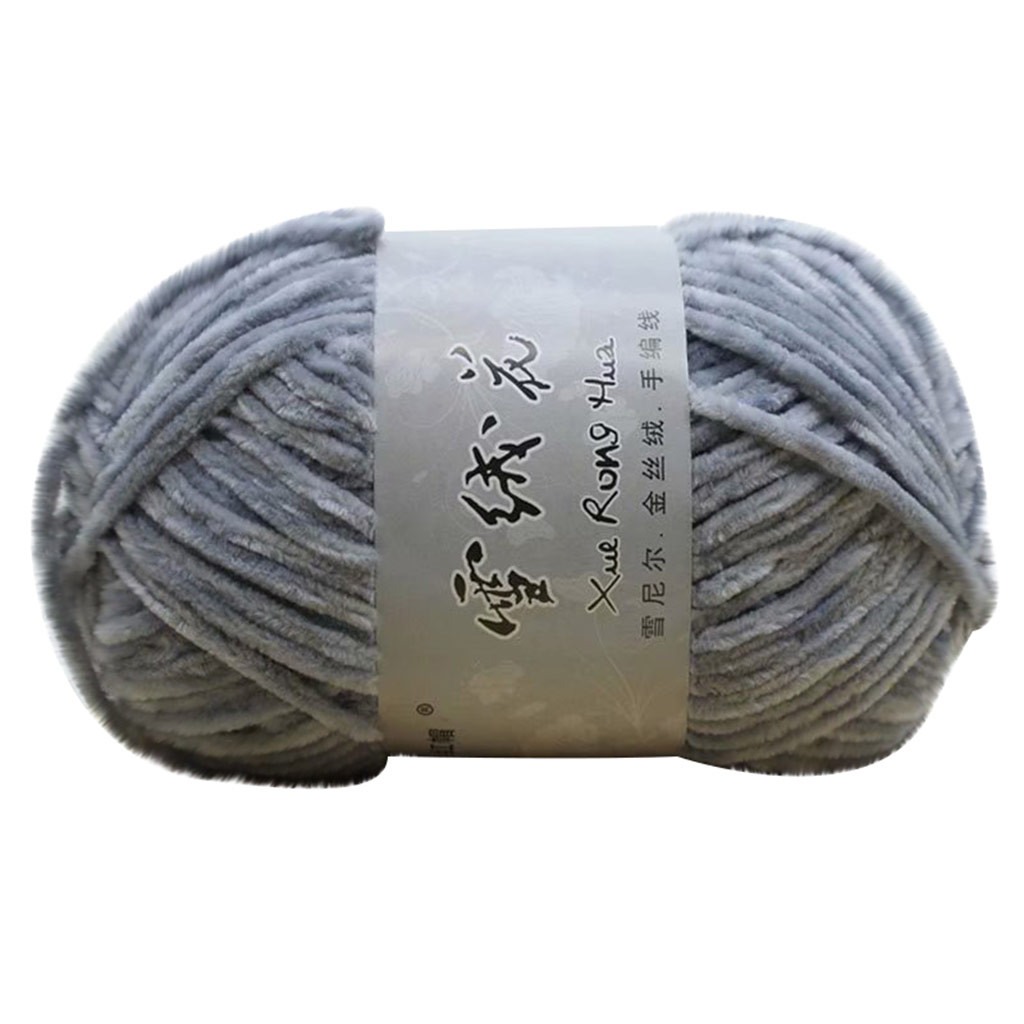 Gold Samt Chenille Mittel Dicke Wolle Handwerk Thema Diy Häkeln zur Seite fahren Schal Linie Mehrfarbig Wolle Gruppe Haushalts Versorgung: J