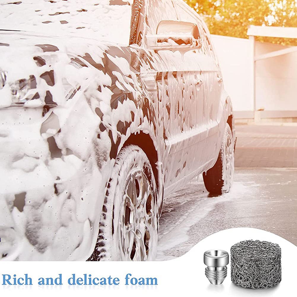 Schuimgenerator voor het wassen Automotive Kanonsproeier Schuimlans Opening Mondstuk Mesh Filter 0,9 MM tot 1,4 MM Autowasbenodigdheden