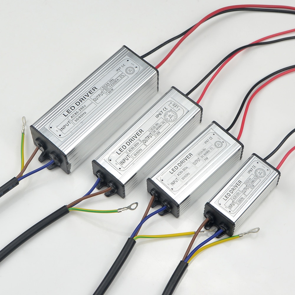 10w 20w 30w 50w 110w ledet driver strømforsyning adapter transformer  ac85v-265v skifte strømforsyning til projektør