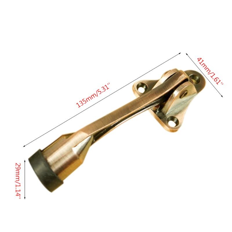 Hoefijzer lange arm deurstopper krachtige sterke houder vangst deurstop voor slaapkamer huis badkamer keukendeur