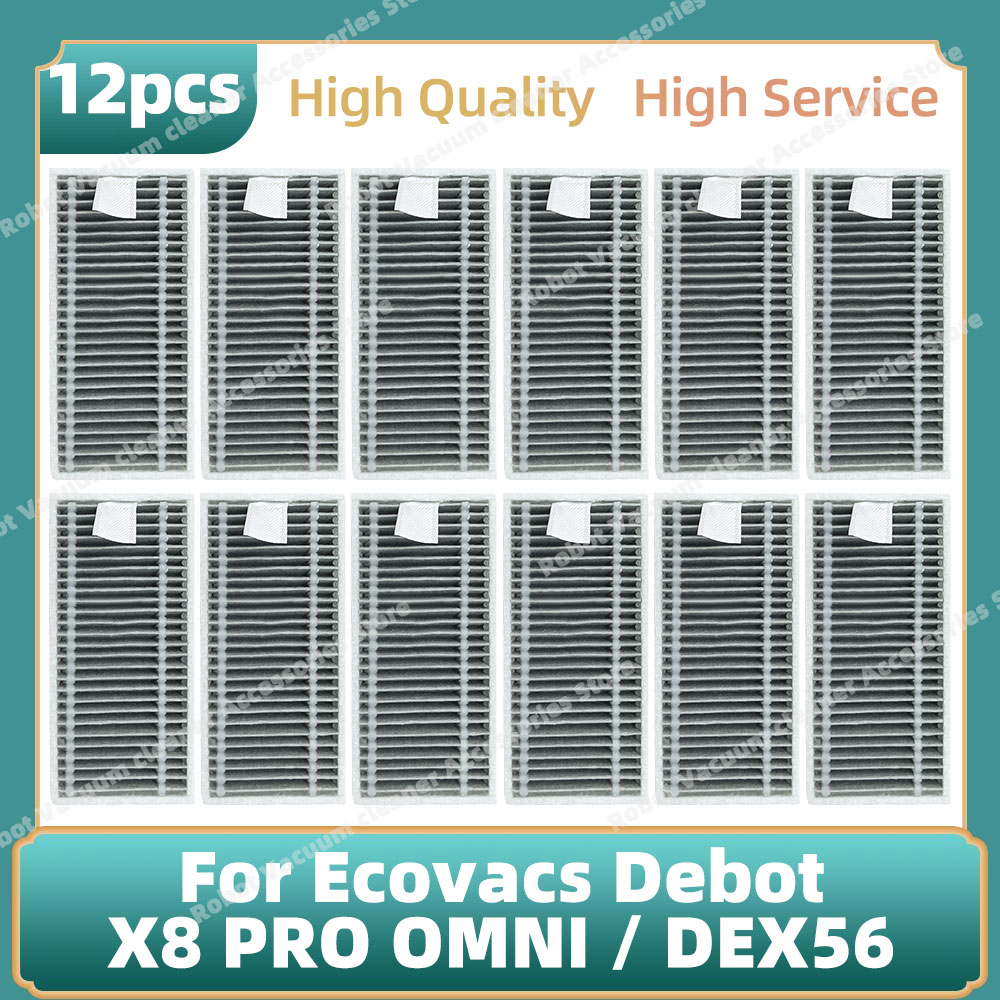 Compatibel Voor Ecovacs Deebot X8 PRO OMNI/DEX56 Accessoires Belangrijkste Zijborstel Mop Doek Stofzak Vervangende Onderdelen: Army Green