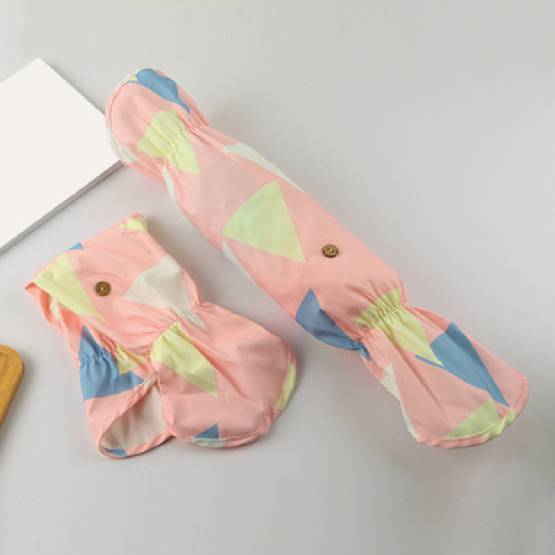 Arm Sleeves Covers Reusable Waterproof Arm Protector Protective Oversleeves For Cooking Working Oversleeves: Pink