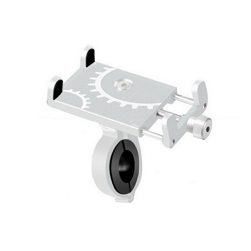 Aluminum Bicycle Phone Holder For Smartphone Outdoor Adjustable Support GPS Bike Phone Stand Mount Bracket Bicycle Accessories: 087 Titanium