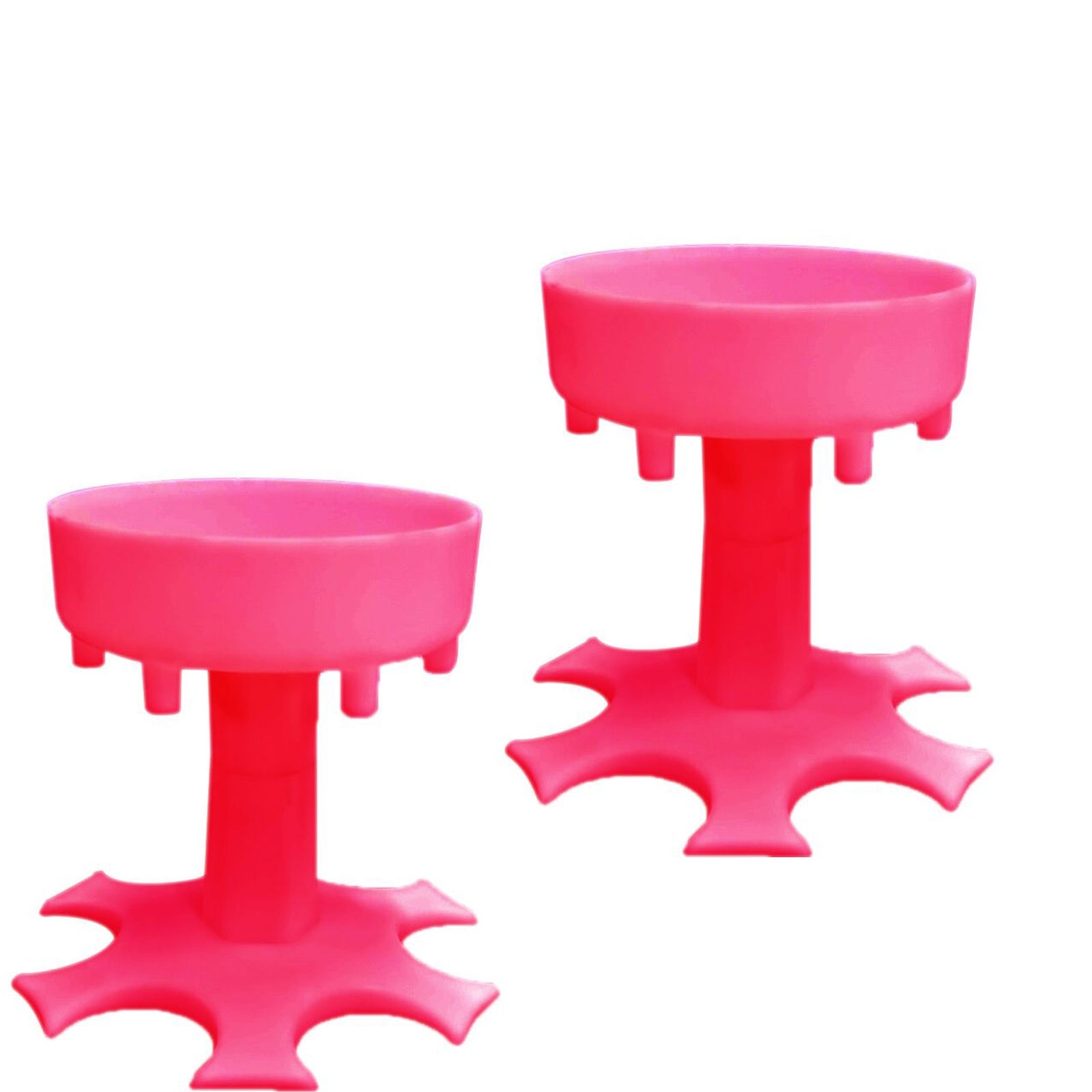 6 Shot Glass Dispenser Holder Wine Glass Rack Cooler Beer Beverage Dispenser Shot Buddys Party Bar Accessories: 2PK