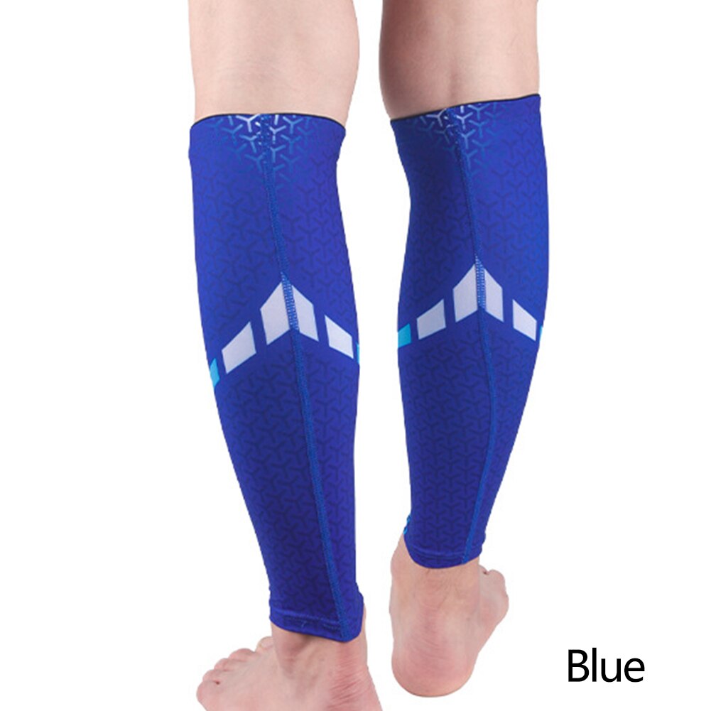 1PC Calf Compression Sleeves Leg Sports Compression Socks Runners Shin Splint Varicose Vein Calf Pain Relief Calf Guards: 1PC Blue / L