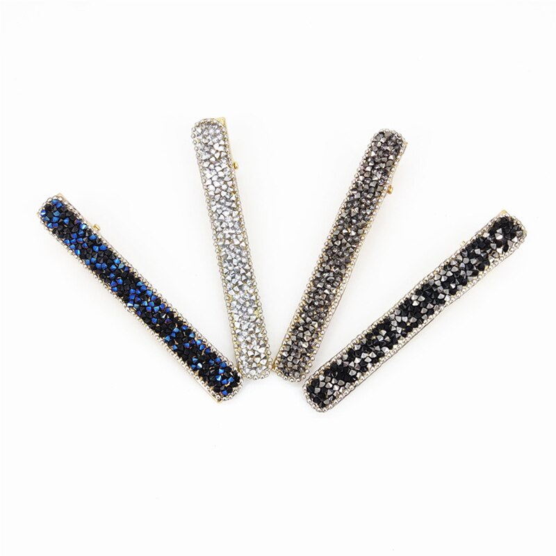 1 Pza horquillas brillantes de cristal para mujer, horquillas para el pelo, horquillas geométricas de para niñas, horquillas para el cabello, accesorios para el cabello