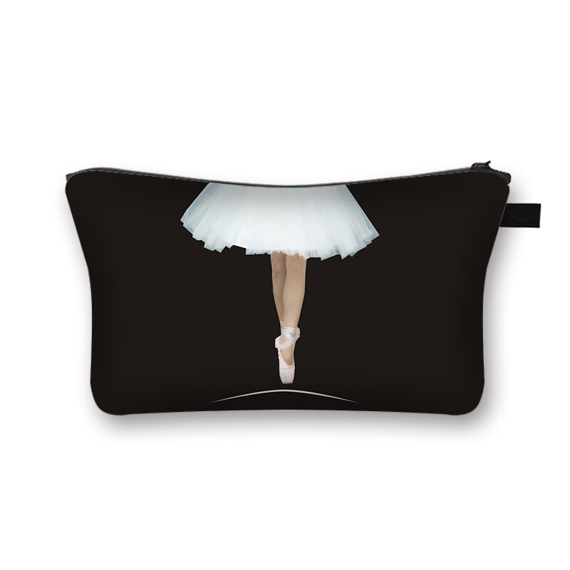 Elegancka baletnica kosmetyczka kobiety torebki na makijaż nastolatek dziewczyny kosmetyczka makijaż organizator robić torby kobieta worek robić przechowywania: hzbballet04